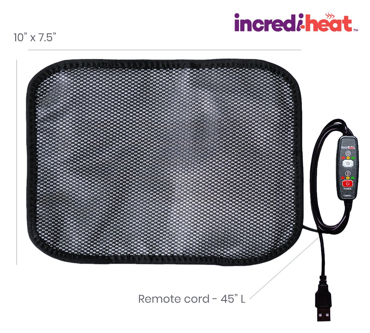 Incredi-Heat - Portable USB Heating Pad - Cabeau