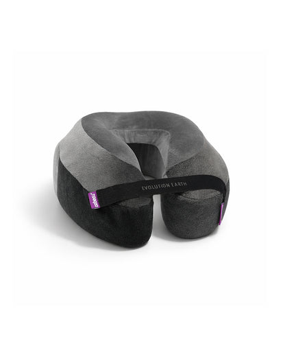 Evolution Earth Neck Pillow - Wind (Grey/black)