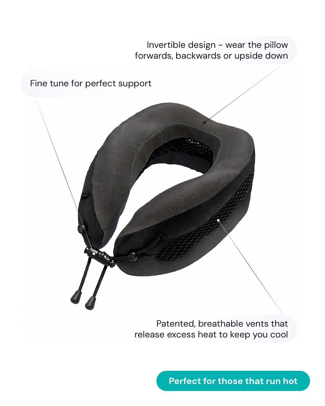 Evolution Cool® Cooling Neck Support Pillow – Cabeau