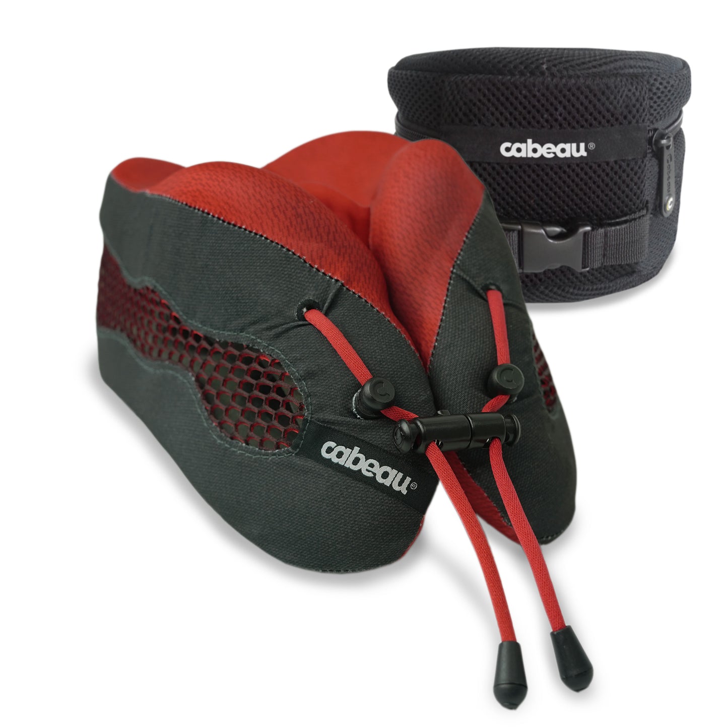 Red Evolution Cool Neck pillow with black carrying case 