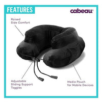 Air evolution Inflatable travel pillow features
